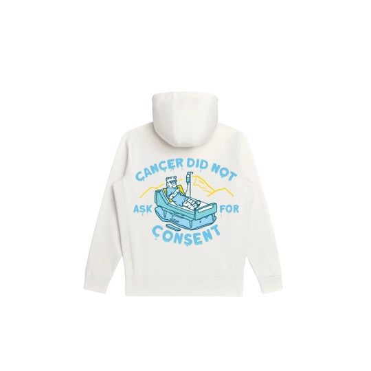 The Did Not Consent Hoodie - White