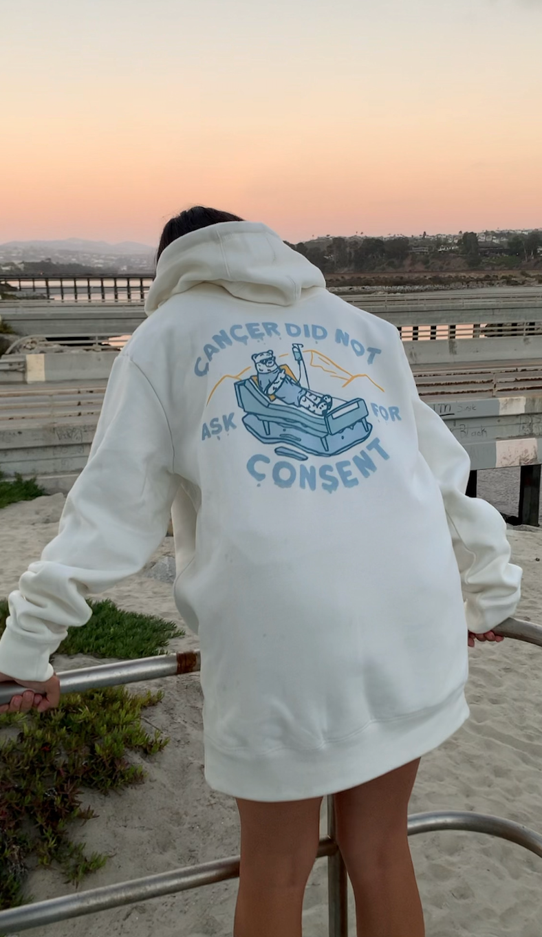 The Did Not Consent Hoodie - White